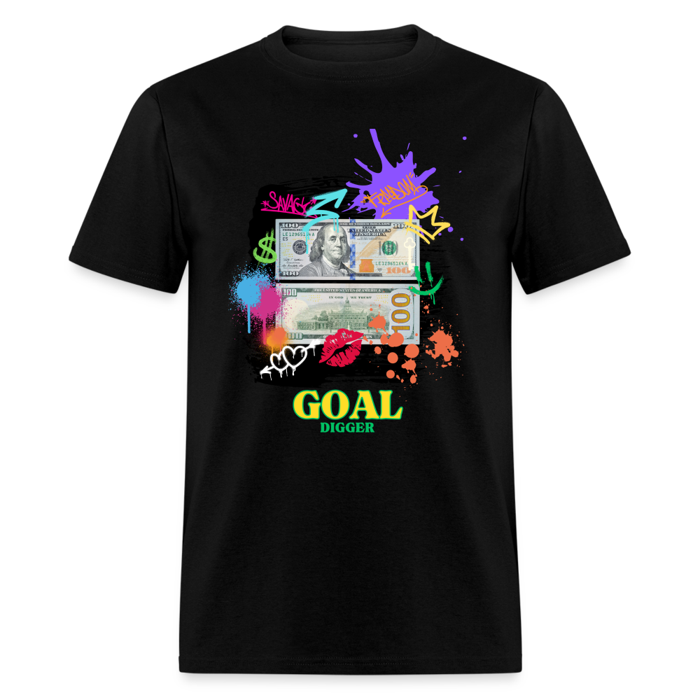 "Goal Digger Cashflow" Unisex T-Shirt - black