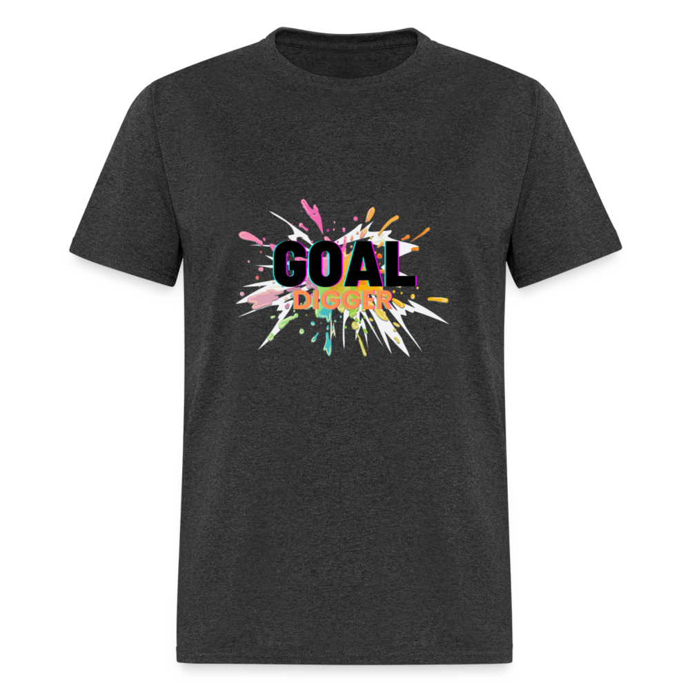 "Goal Digger Splatter" Unisex T-Shirt - heather black