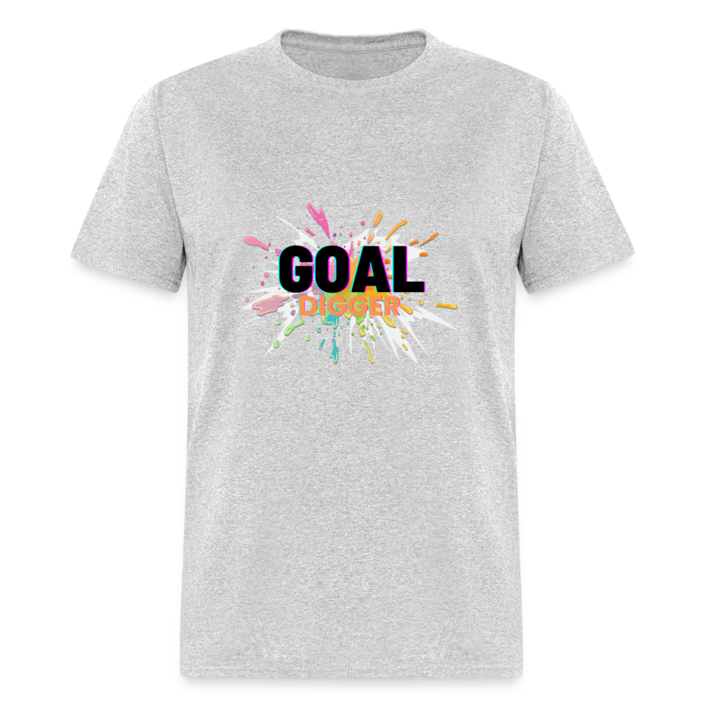 "Goal Digger Splatter" Unisex T-Shirt - heather gray