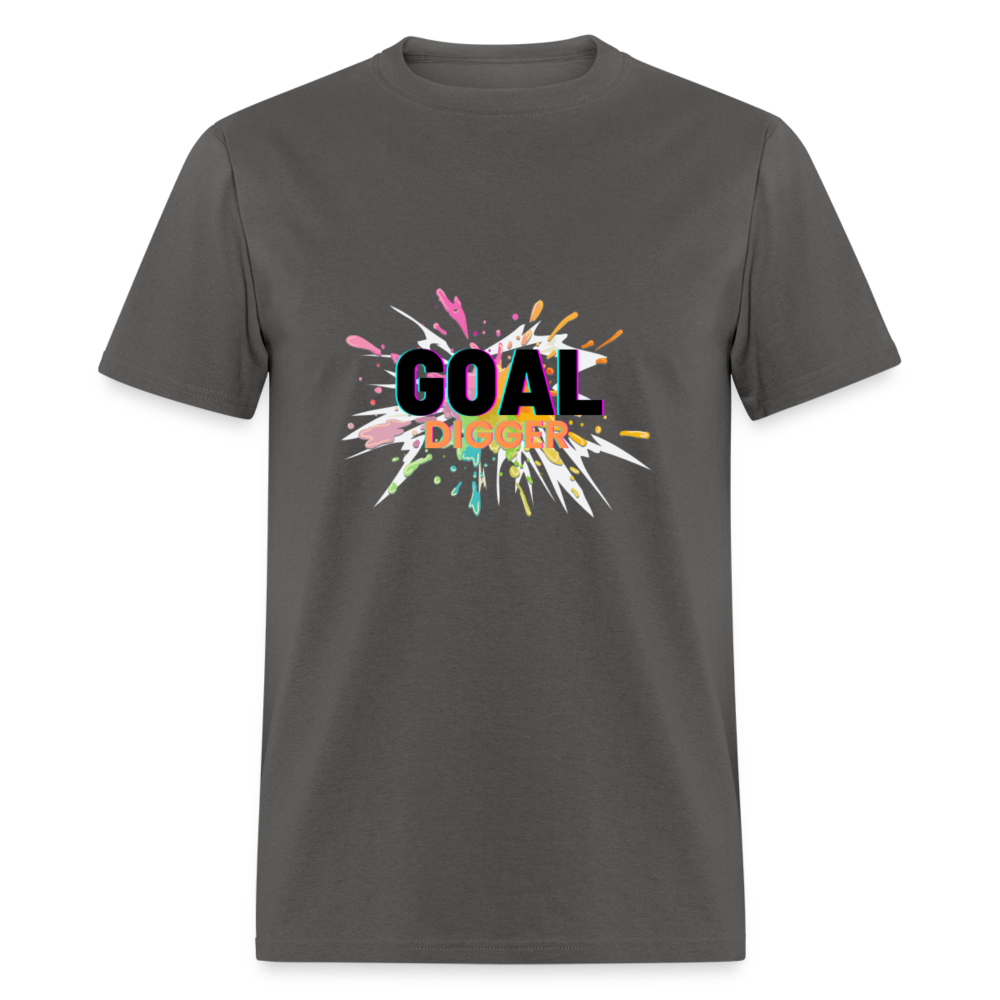 "Goal Digger Splatter" Unisex T-Shirt - charcoal