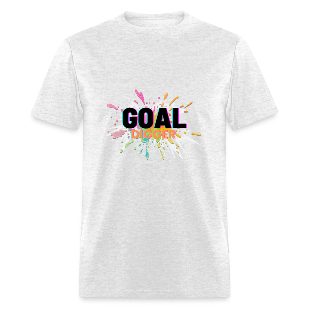 "Goal Digger Splatter" Unisex T-Shirt - light heather gray