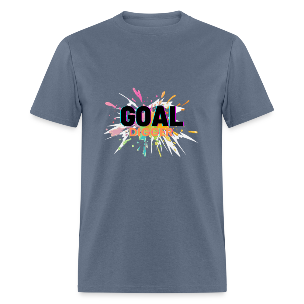 "Goal Digger Splatter" Unisex T-Shirt - denim