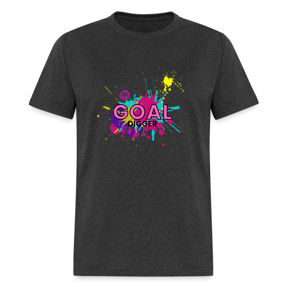 "Goal Digger Splatter" Unisex T-Shirt - heather black