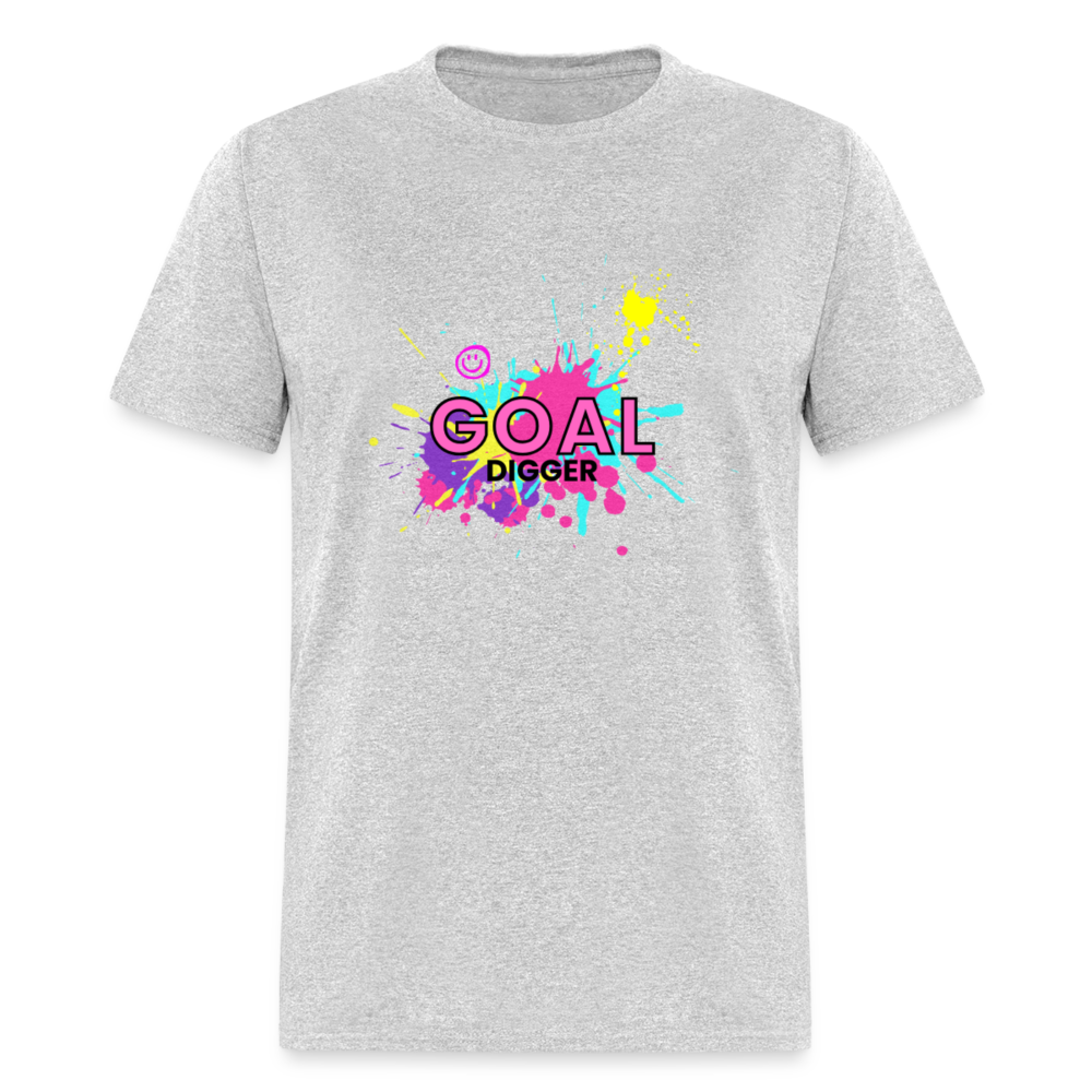 "Goal Digger Splatter" Unisex T-Shirt - heather gray