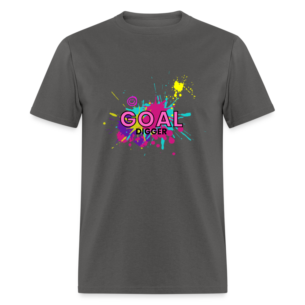 "Goal Digger Splatter" Unisex T-Shirt - charcoal