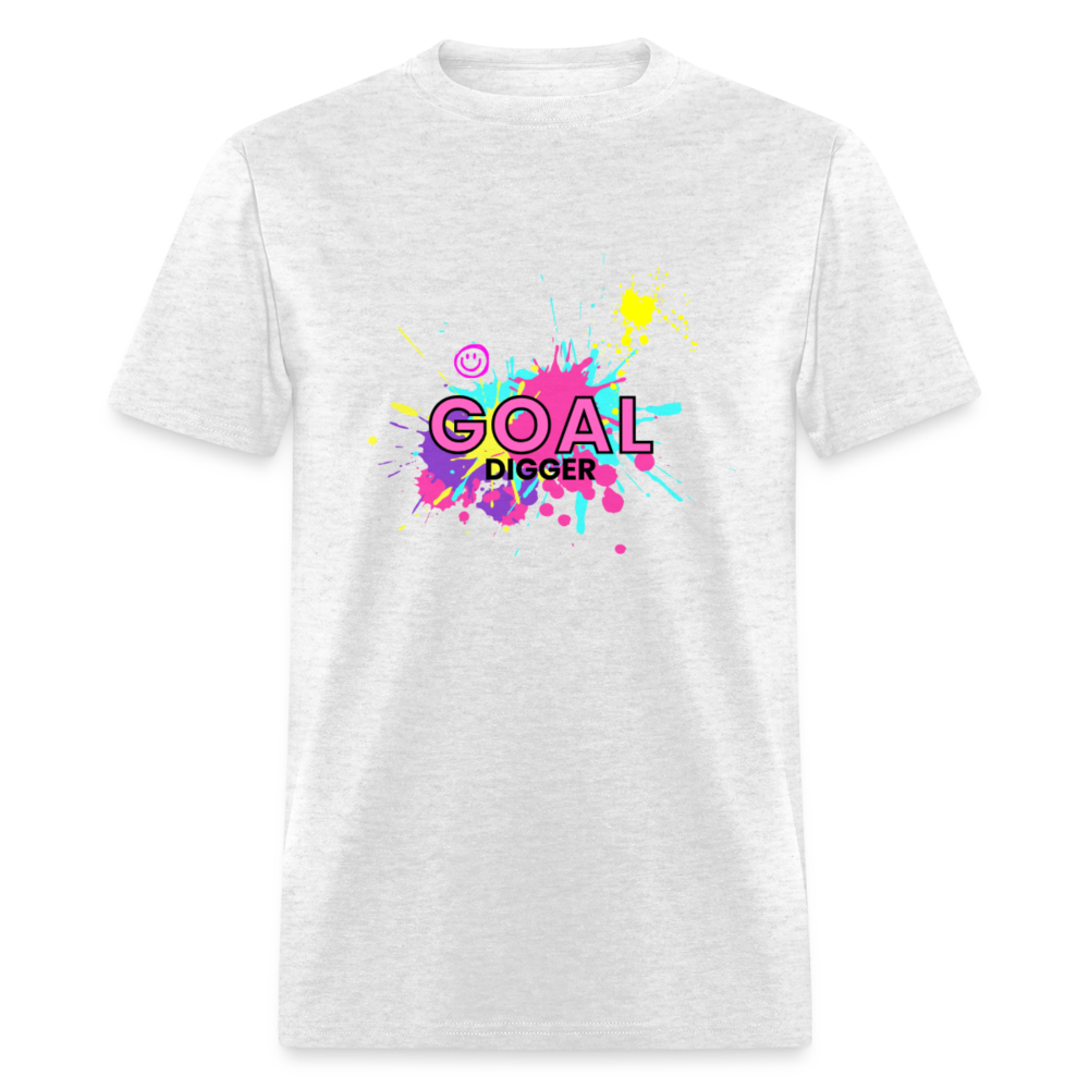 "Goal Digger Splatter" Unisex T-Shirt - light heather gray