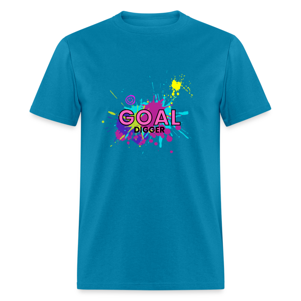 "Goal Digger Splatter" Unisex T-Shirt - turquoise