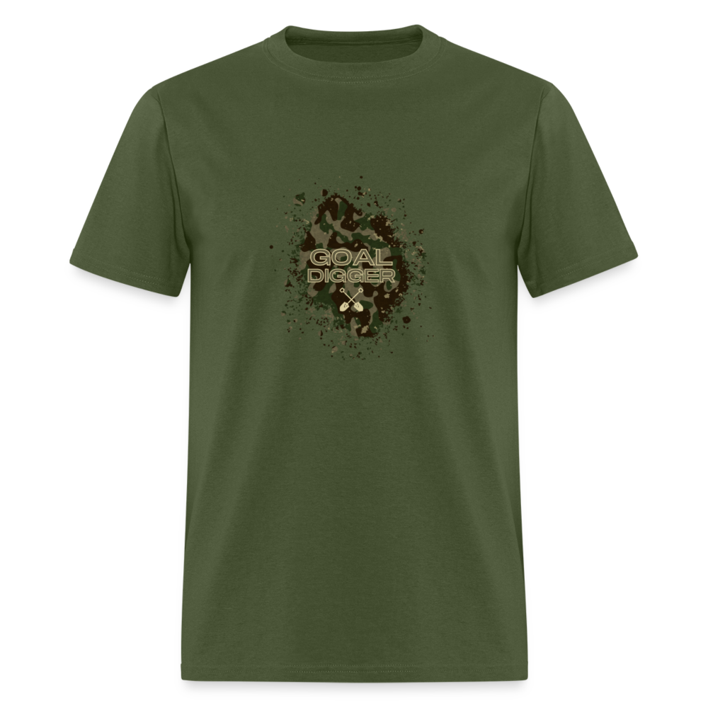 "Goal Digger Camo" Unisex Camouflage T-Shirt - military green