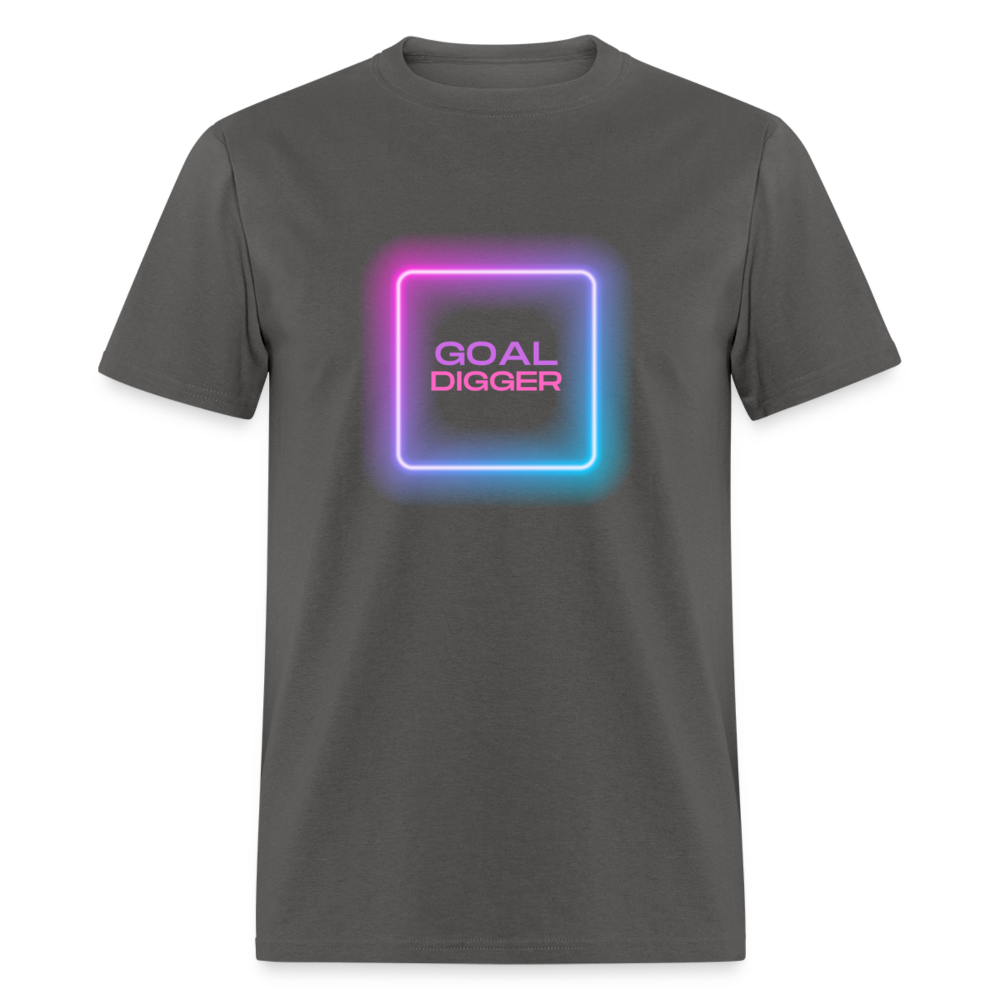 "Goal Digger Neon" Unisex T-Shirt - charcoal