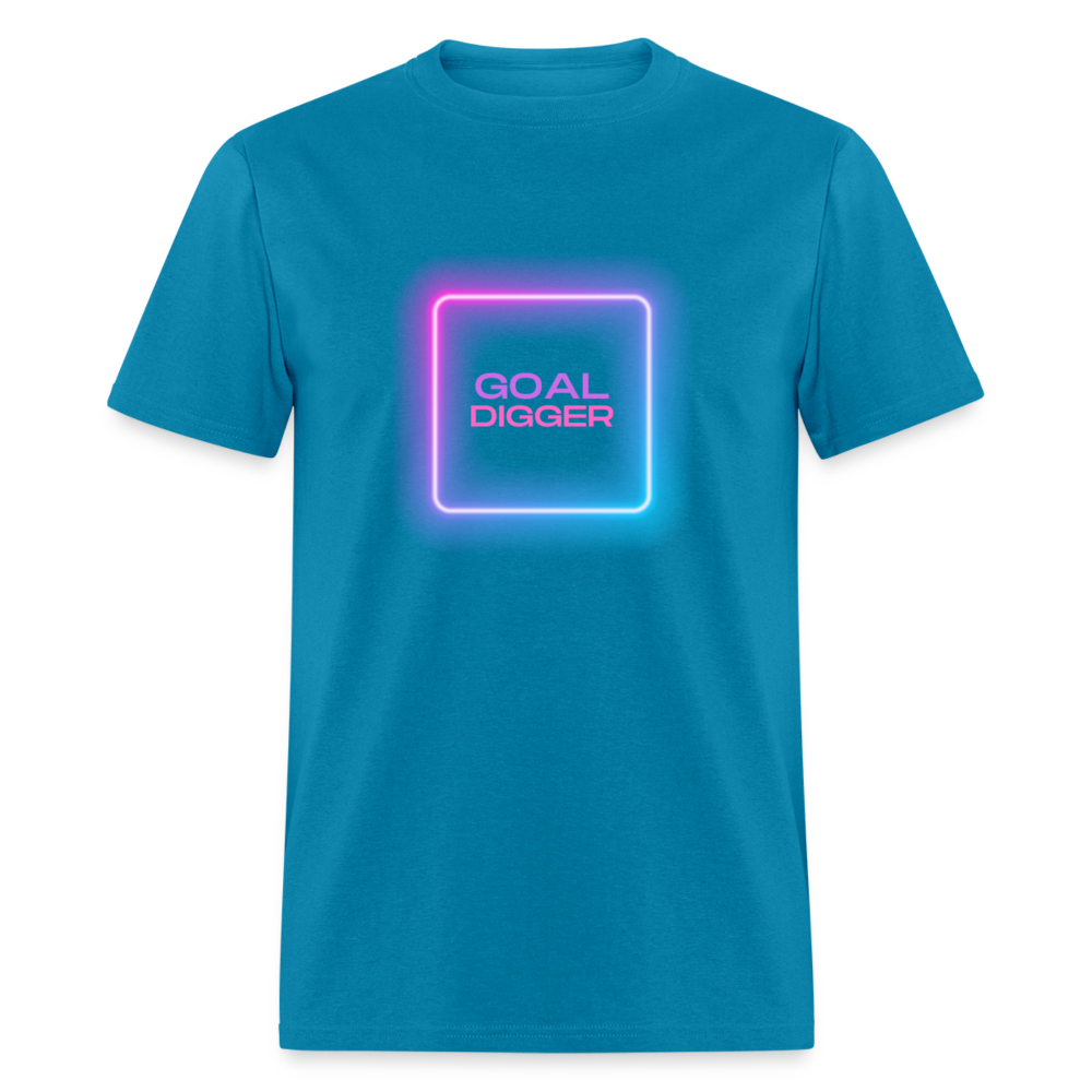 "Goal Digger Neon" Unisex T-Shirt - turquoise