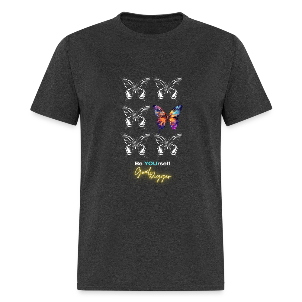 Unique Butterfly: Goal Digger" Unisex T-Shirt - heather black