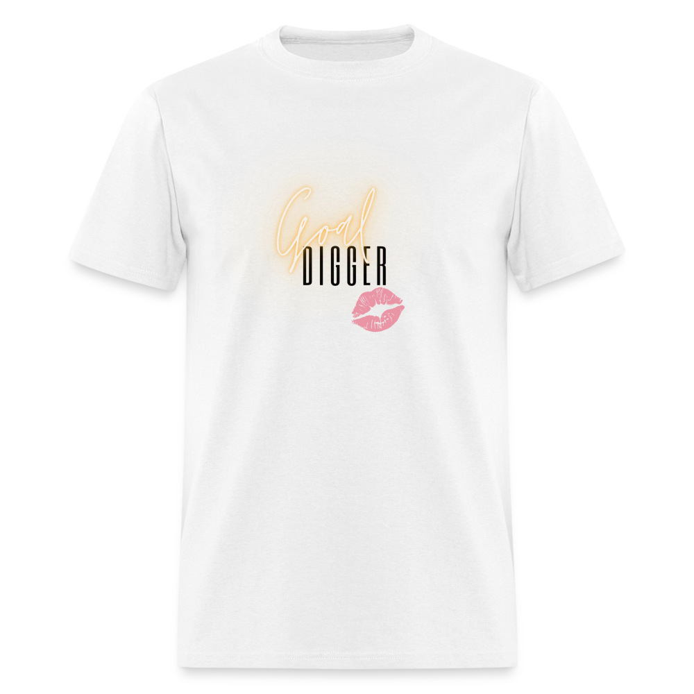 "Lip Service: Goal Digger" Unisex T-Shirt - white