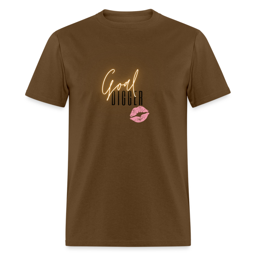 "Lip Service: Goal Digger" Unisex T-Shirt - brown