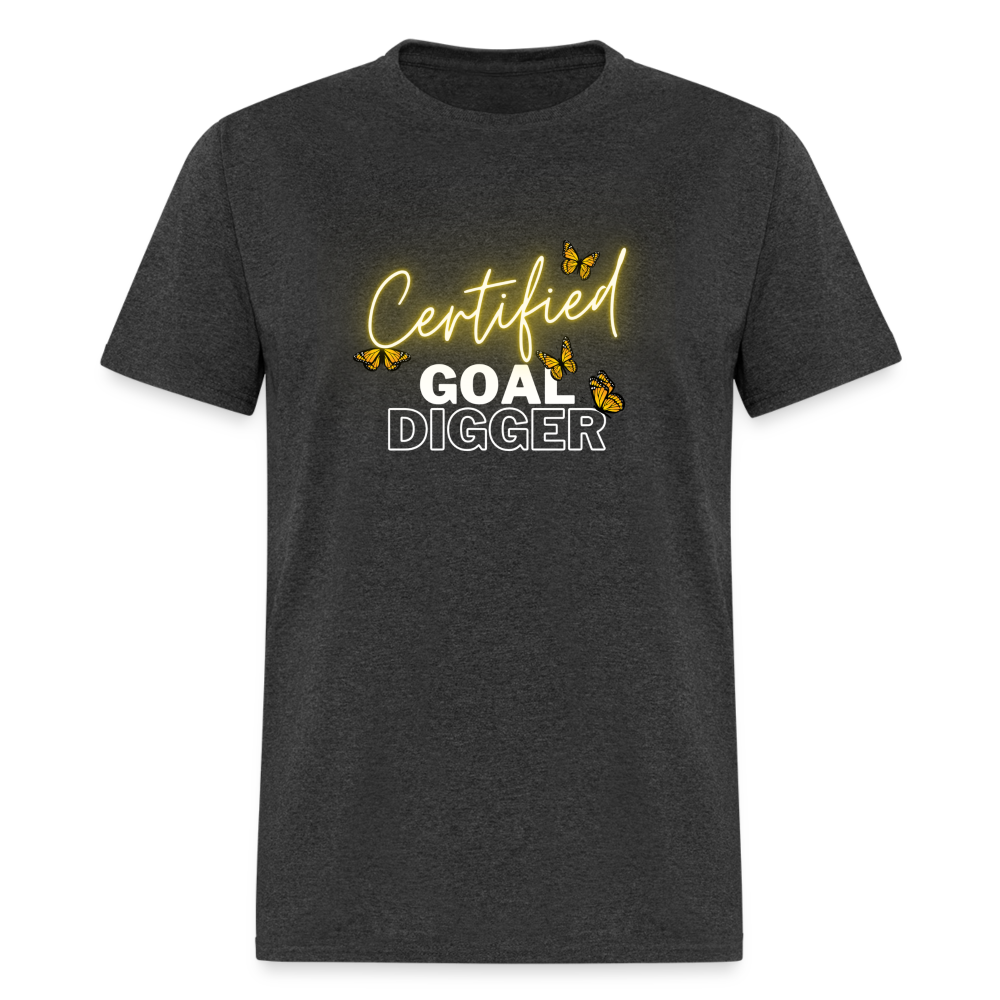 "Certified Goal Digger" Unisex T-Shirt - heather black