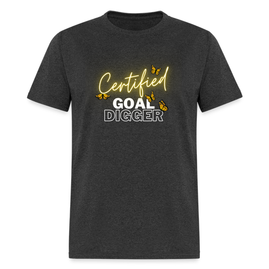 "Certified Goal Digger" Unisex T-Shirt - heather black