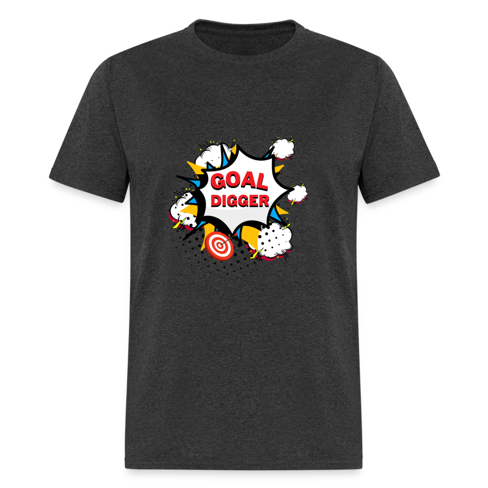 "Pop Art Goal Digger" Unisex T-Shirt - heather black