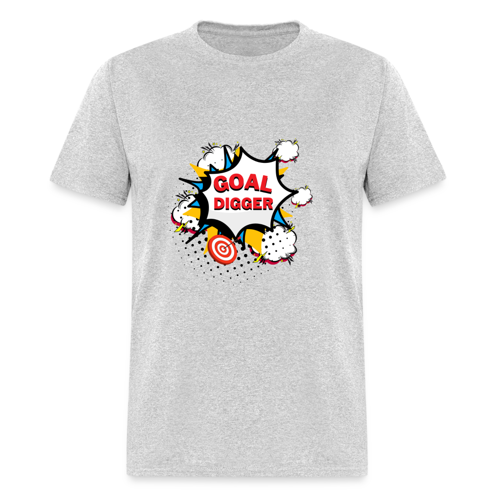 "Pop Art Goal Digger" Unisex T-Shirt - heather gray