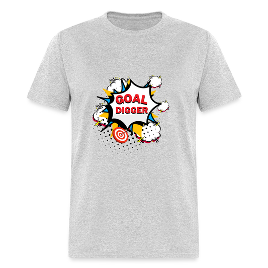 "Pop Art Goal Digger" Unisex T-Shirt - heather gray