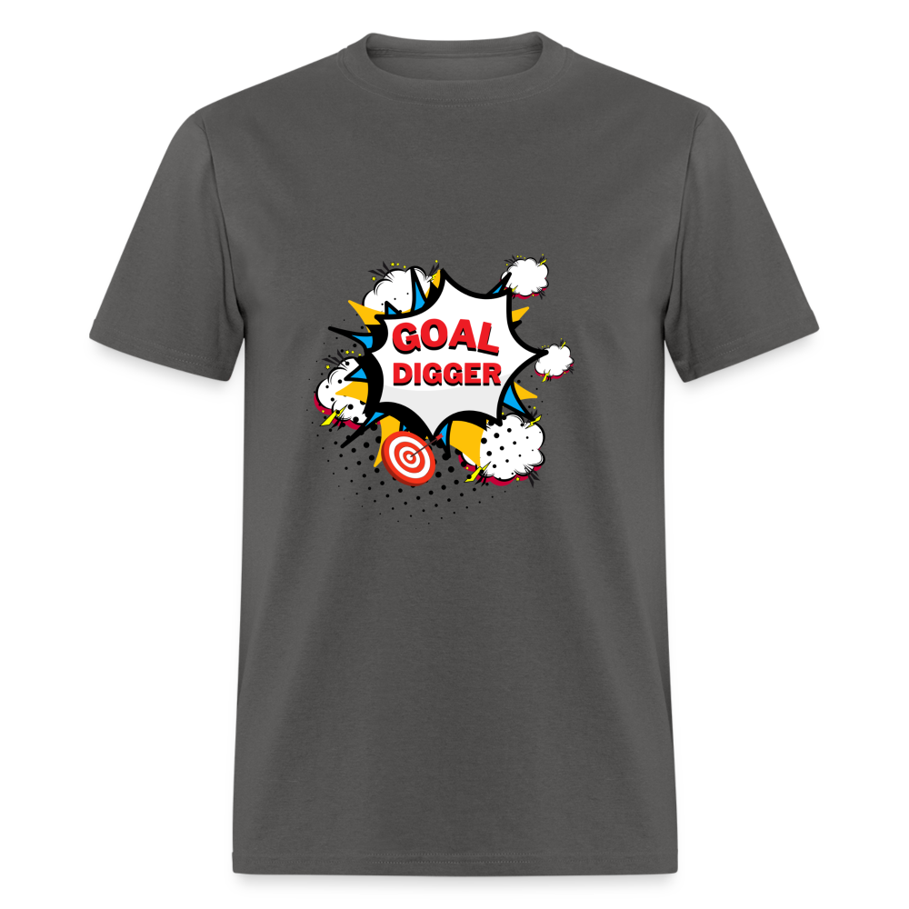 "Pop Art Goal Digger" Unisex T-Shirt - charcoal