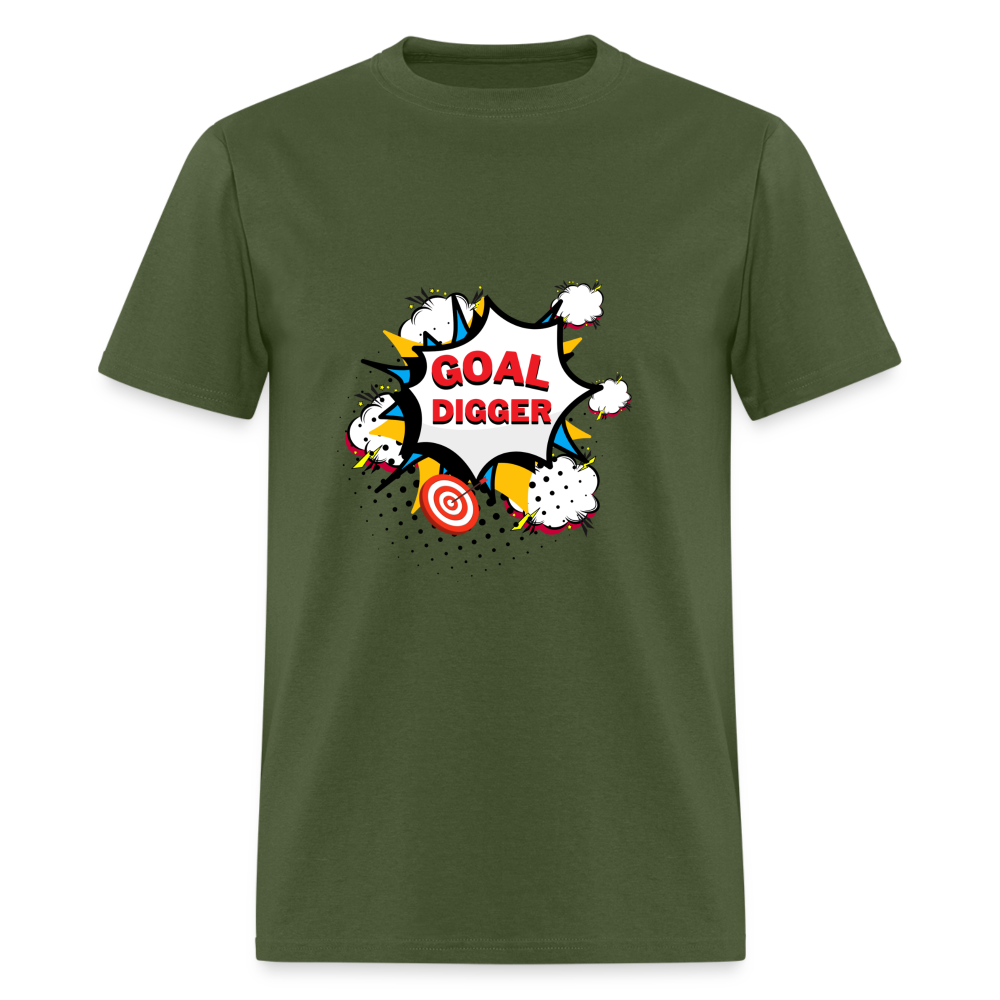 "Pop Art Goal Digger" Unisex T-Shirt - military green